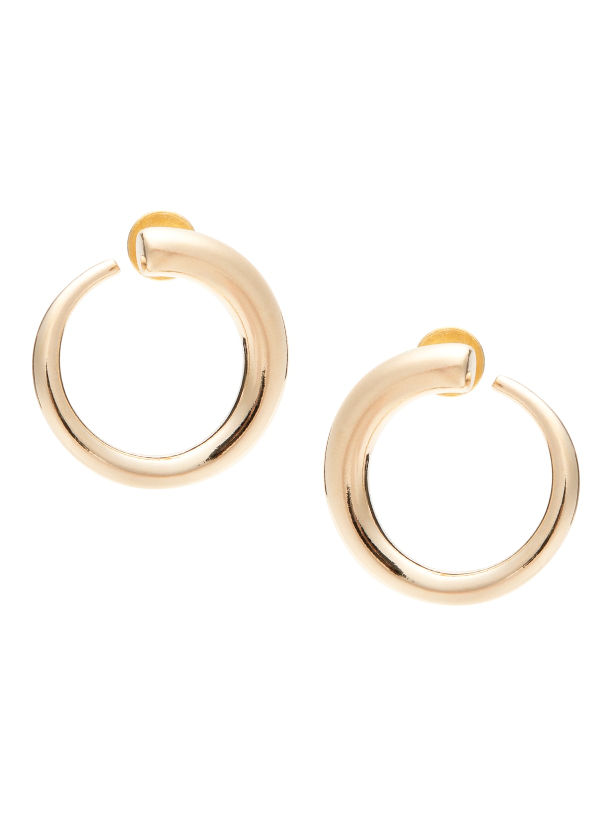 Brinco Feminino Espiral Half G Ouro - Dourado