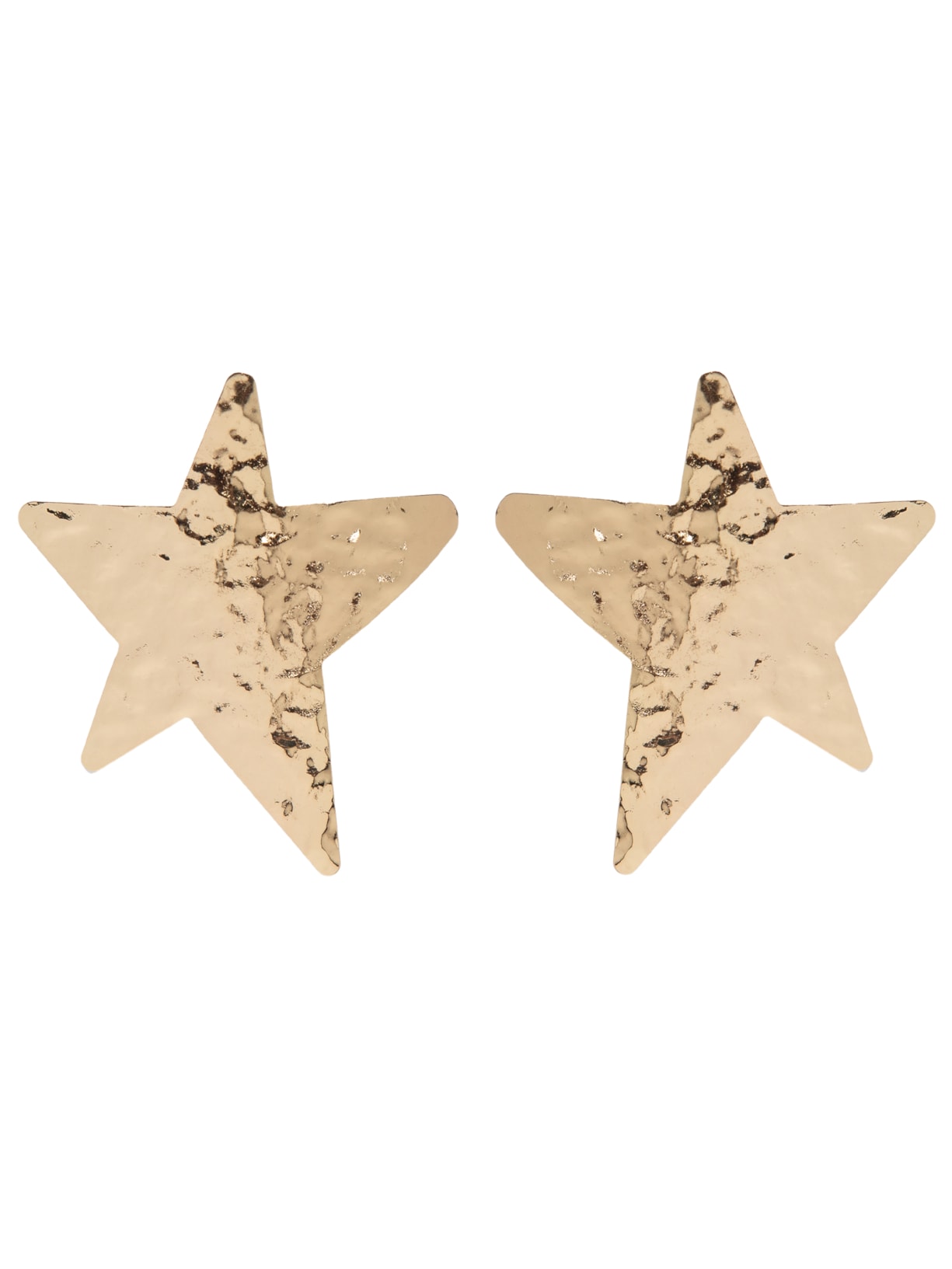 Brinco Feminino Estrela Martelada - Dourado