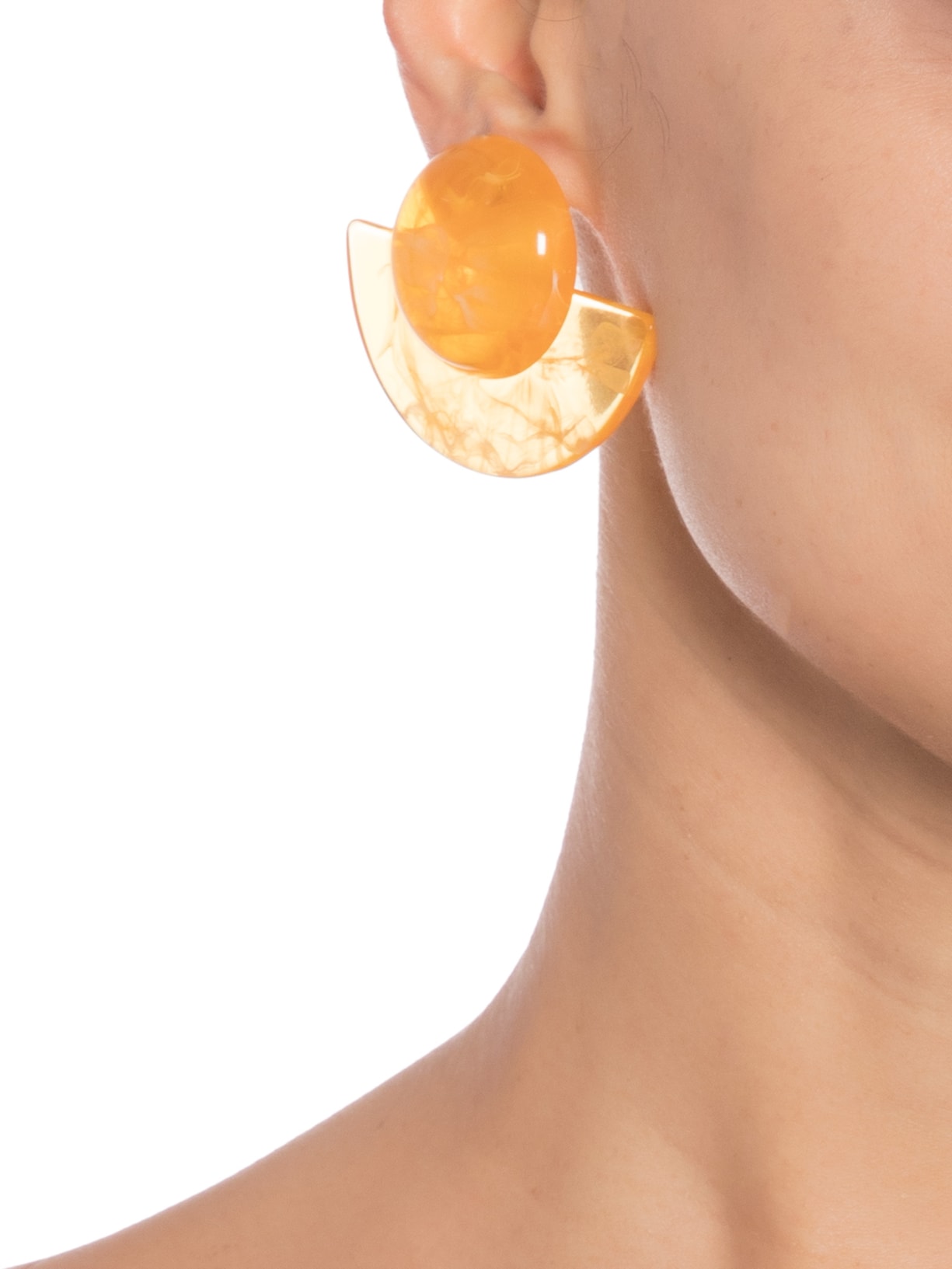 Brinco Feminino Festo Laranja Lool