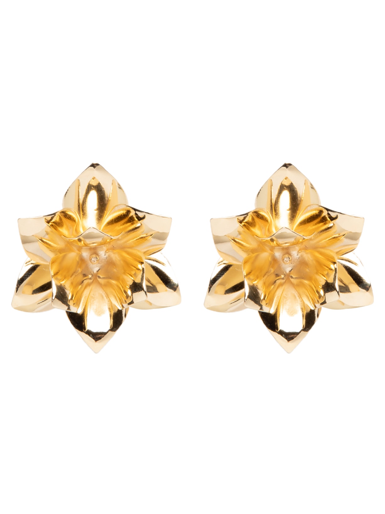 Brinco Feminino Flor Cravo - Dourado