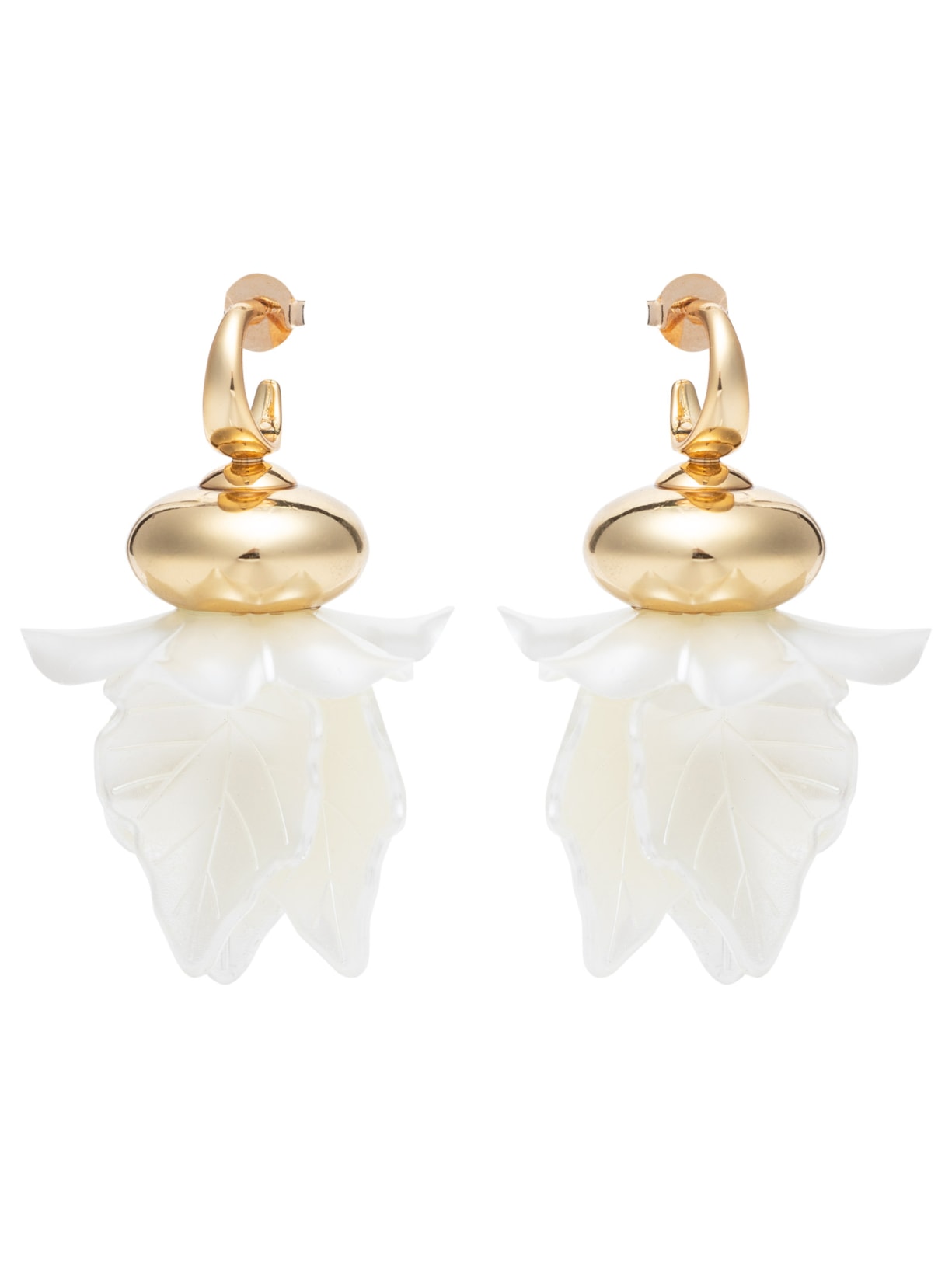 Brinco Feminino Flor De Princesa - Dourado