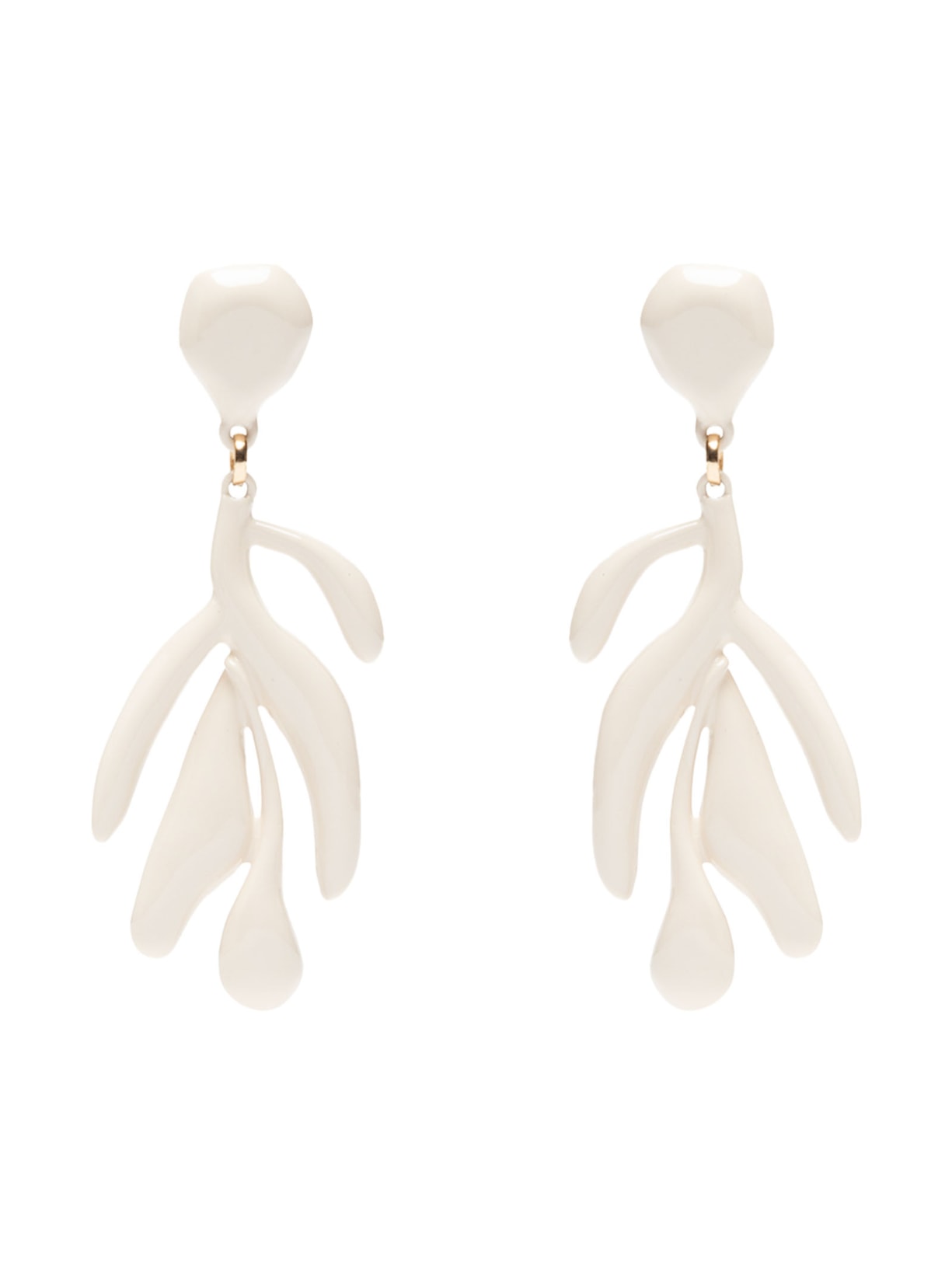 Brinco Feminino Flor do Deserto - Branco