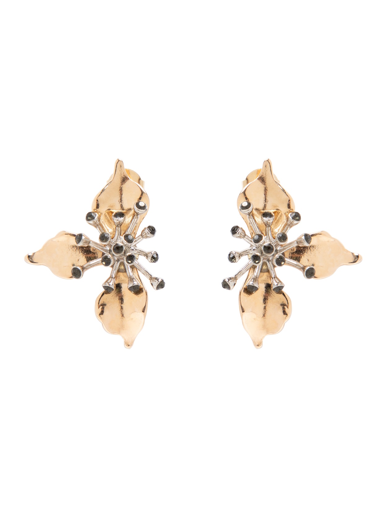 Brinco Feminino Flor Labiata - Dourado