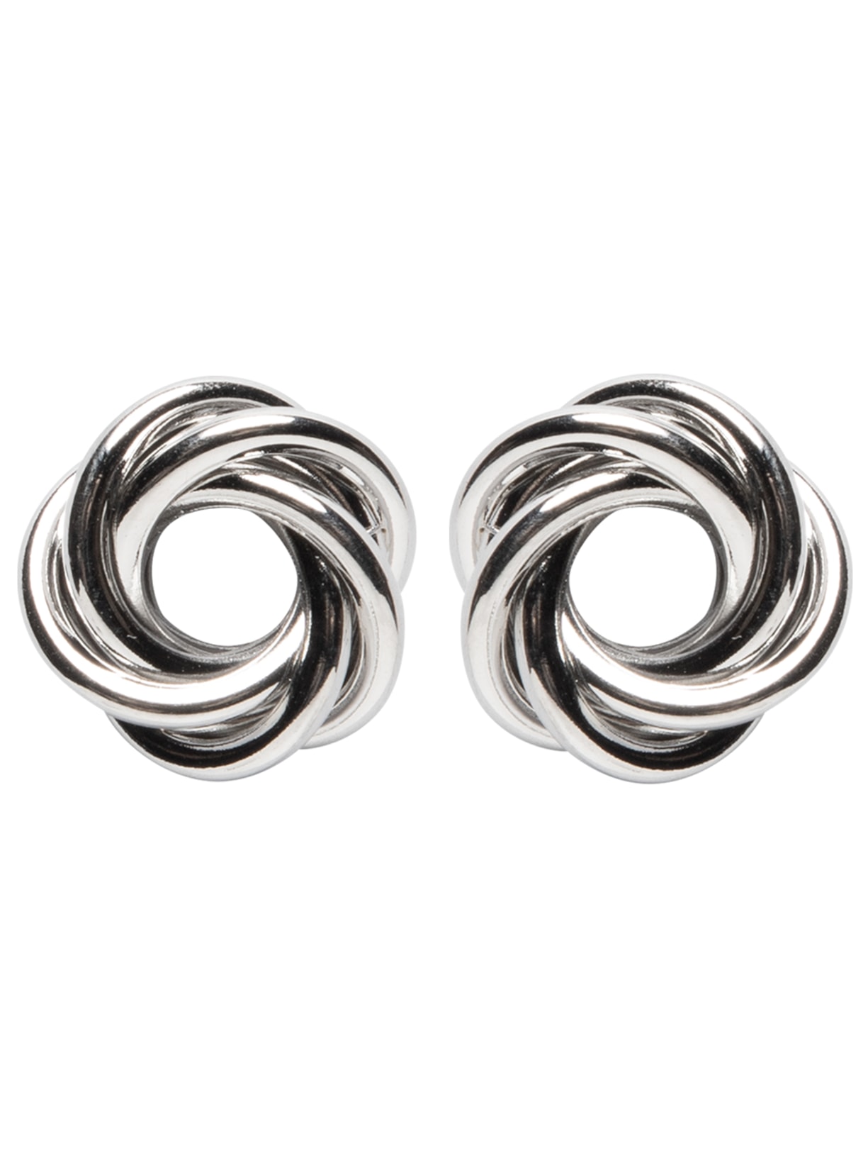 Brinco Feminino Floral Prateado Basiq