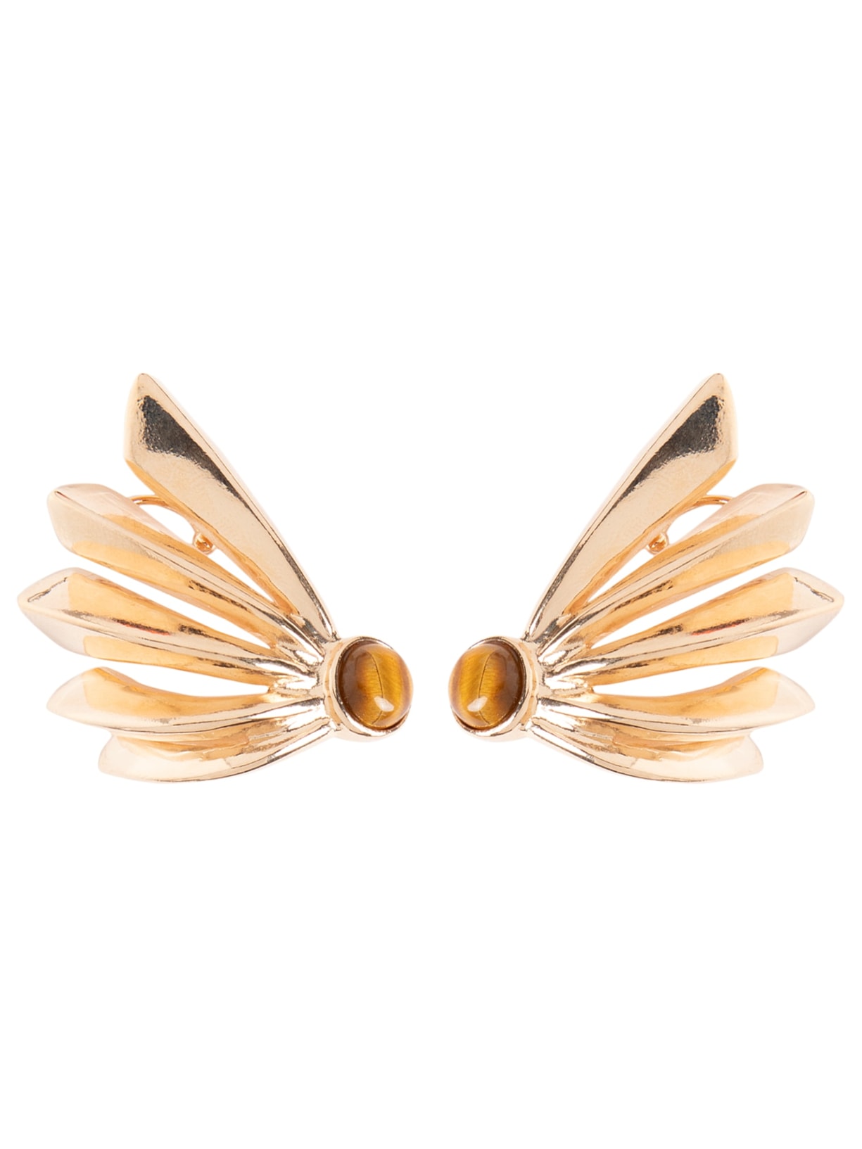 Brinco Feminino Folhagem - Dourado