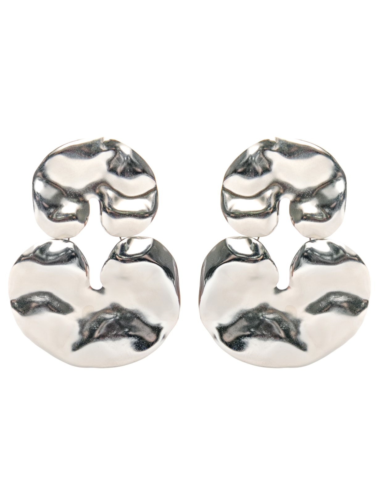 Brinco Feminino Formas Pino - Prata