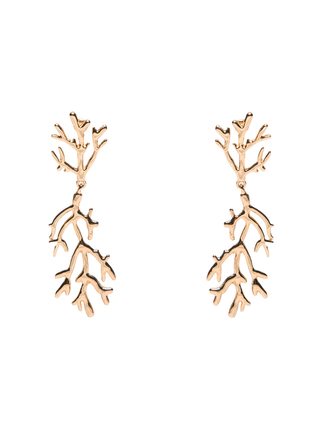 Brinco Feminino Galhos - Dourado