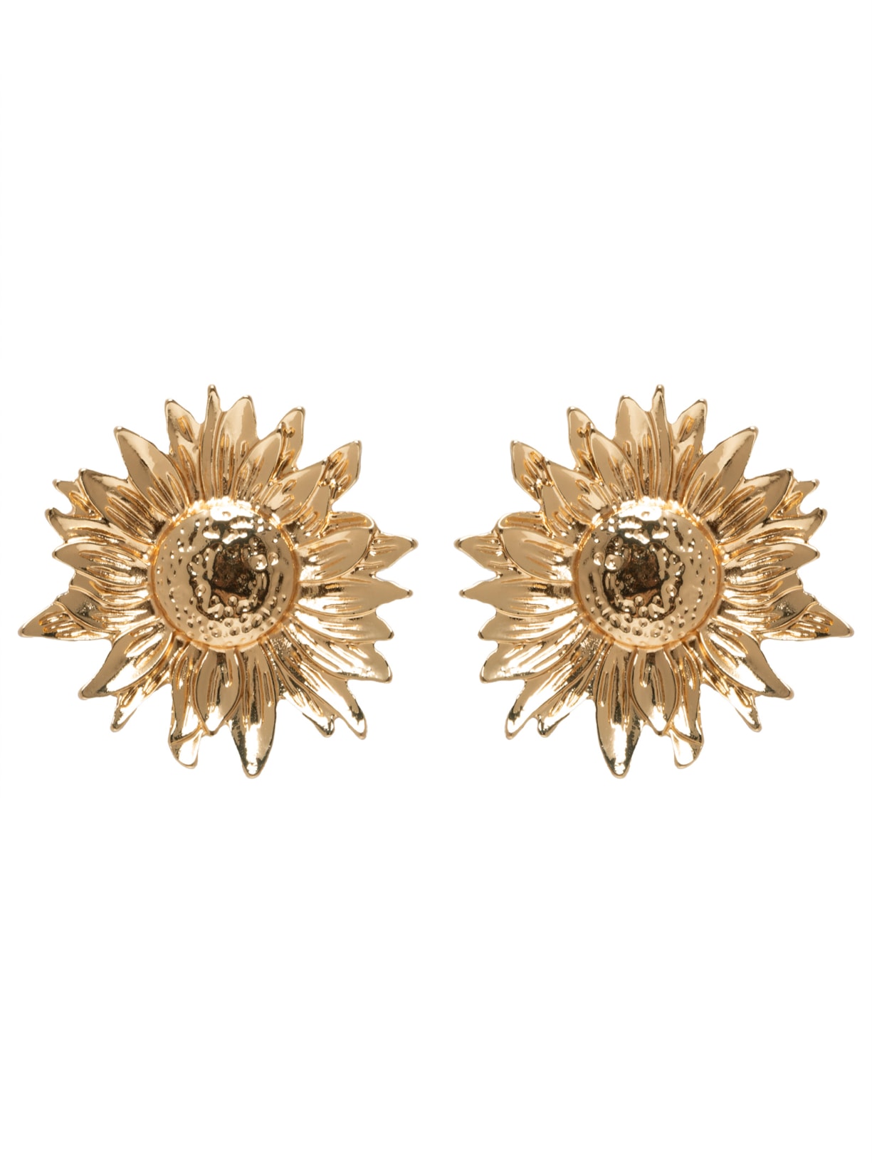 Brinco Feminino Girassol Dourado Market 33