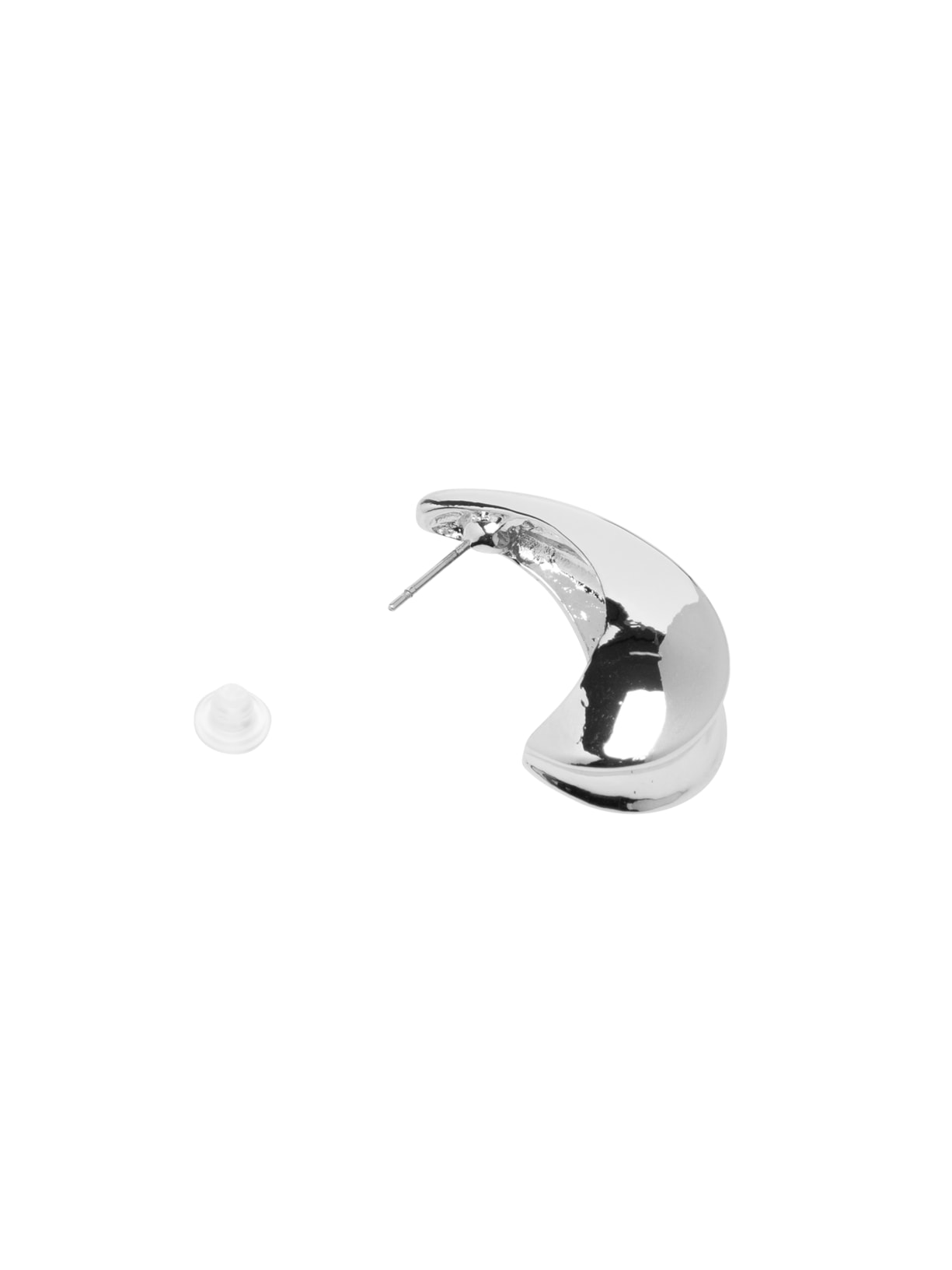 Brinco Feminino Gota Prateado '2Essential