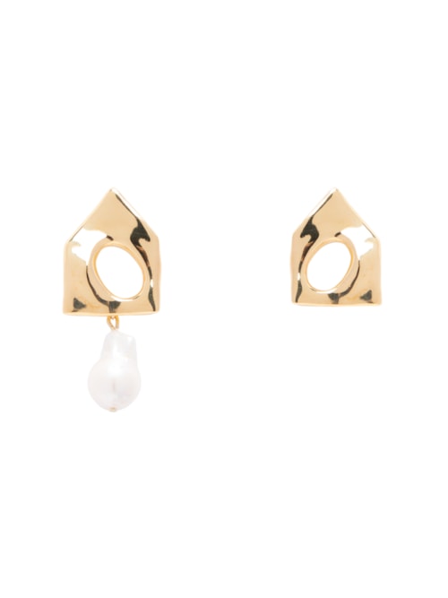 Brinco Feminino Hep Com Pérola - Dourado