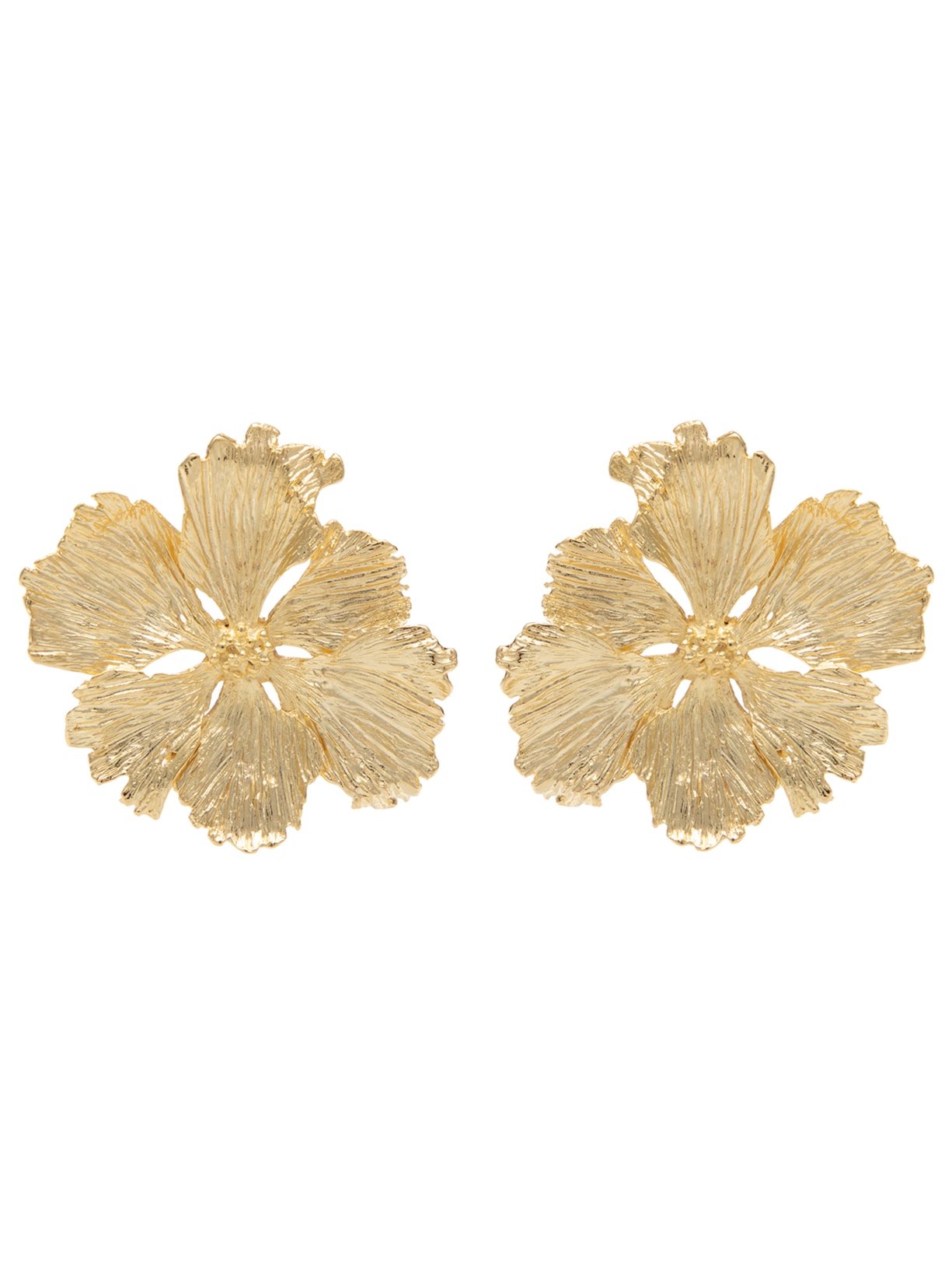 Brinco Feminino Hibisco - Dourado