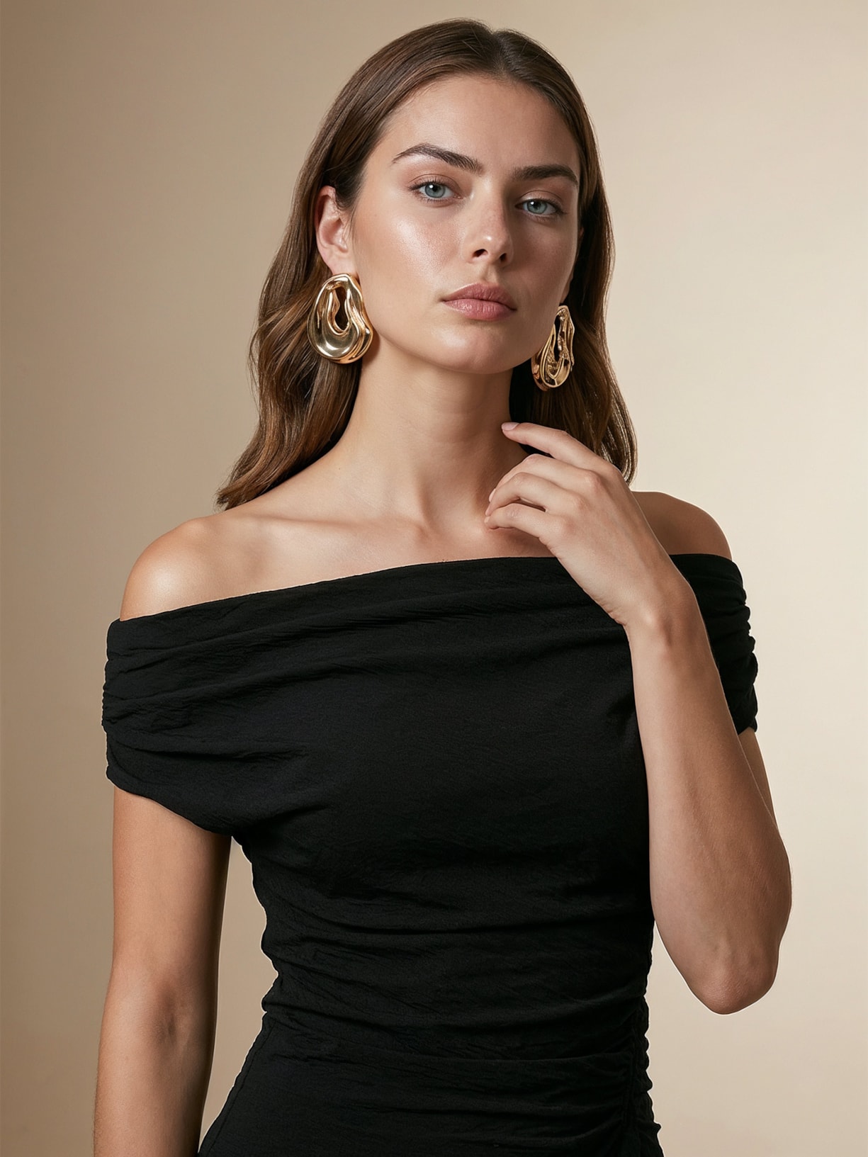 Brinco Feminino Isla Dourado Erre