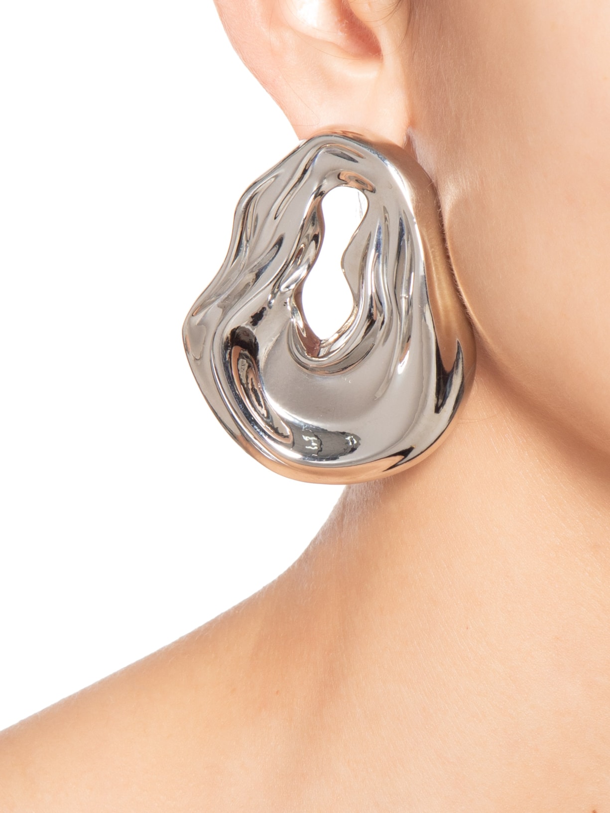 Brinco Feminino Isla Prateado Erre