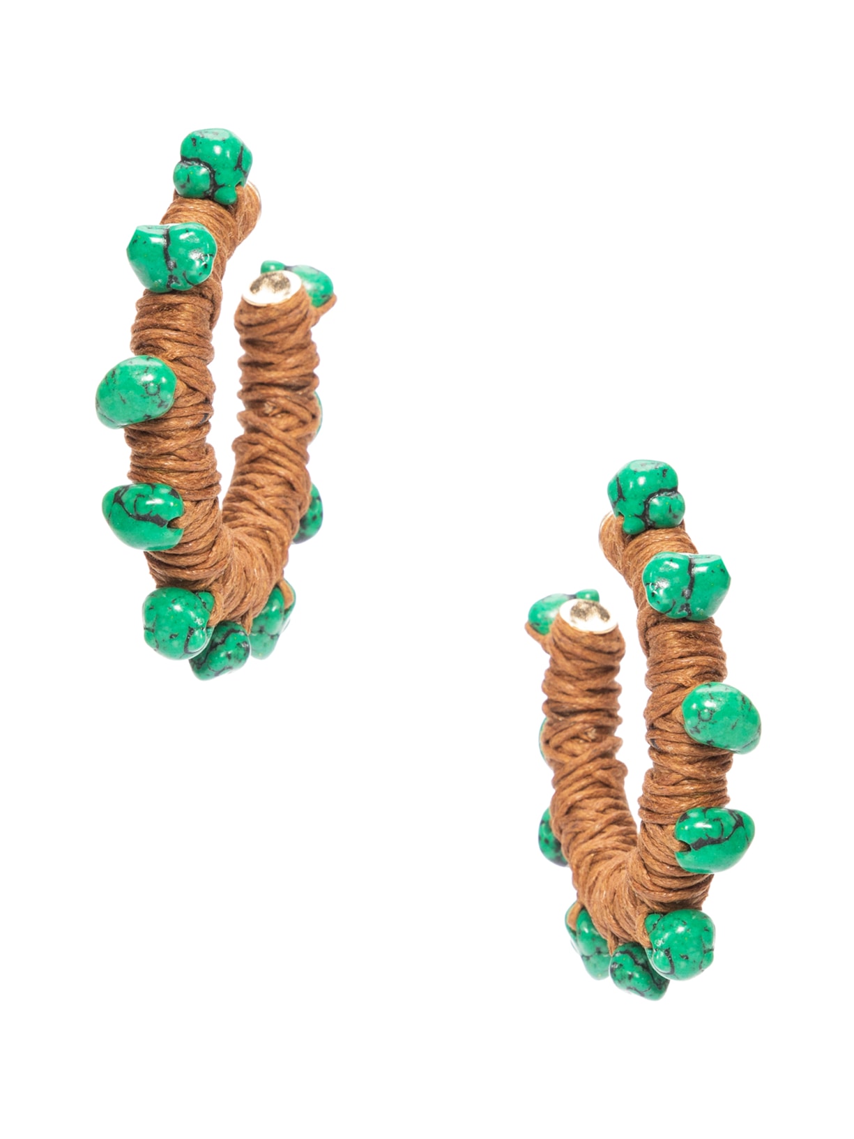 Brinco Feminino Kham G - Marrom