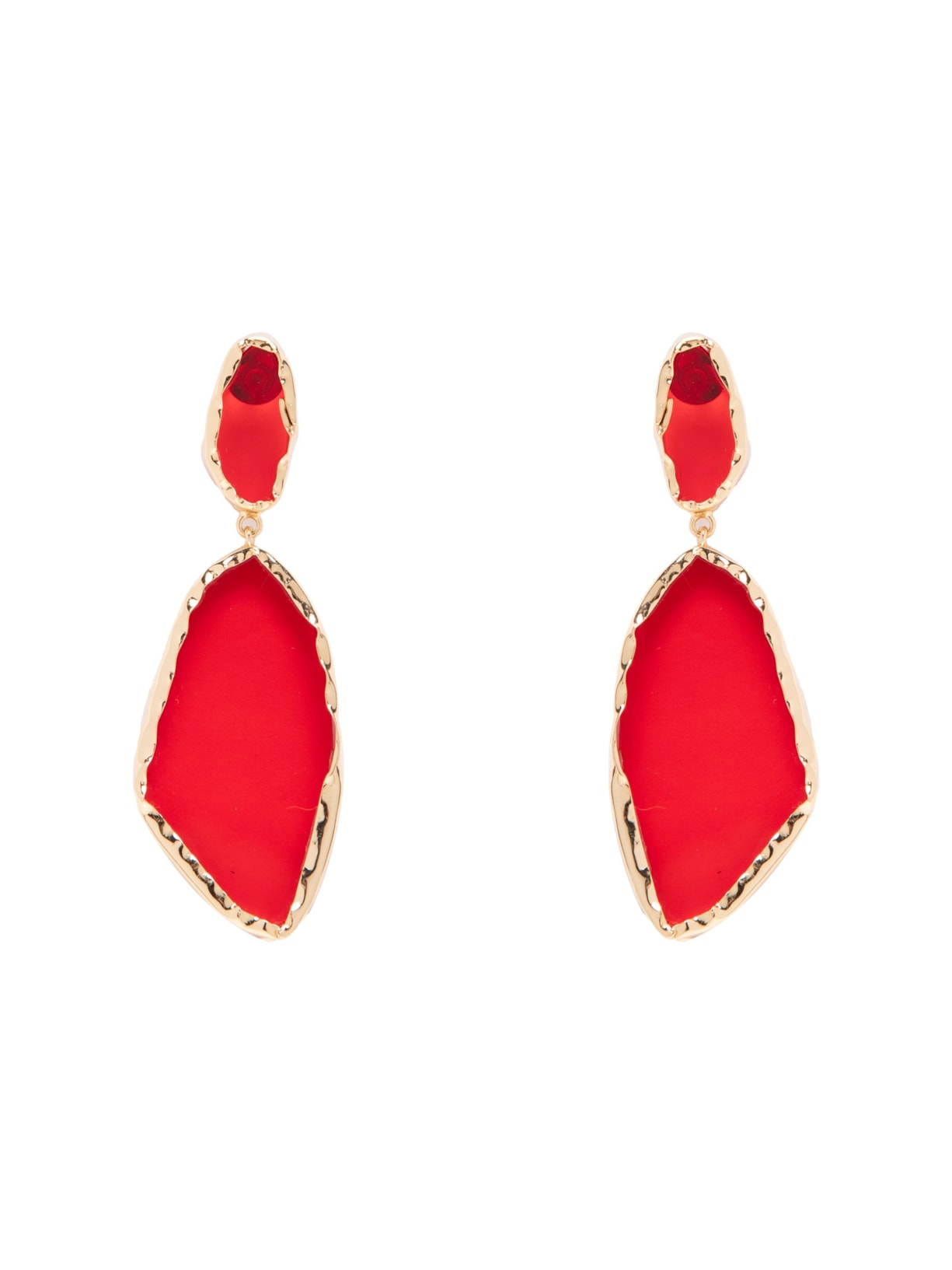 Brinco Feminino Longo Paranhos - Vermelho