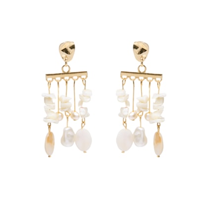 Brinco Feminino Madrepérolas Laguna - Off White