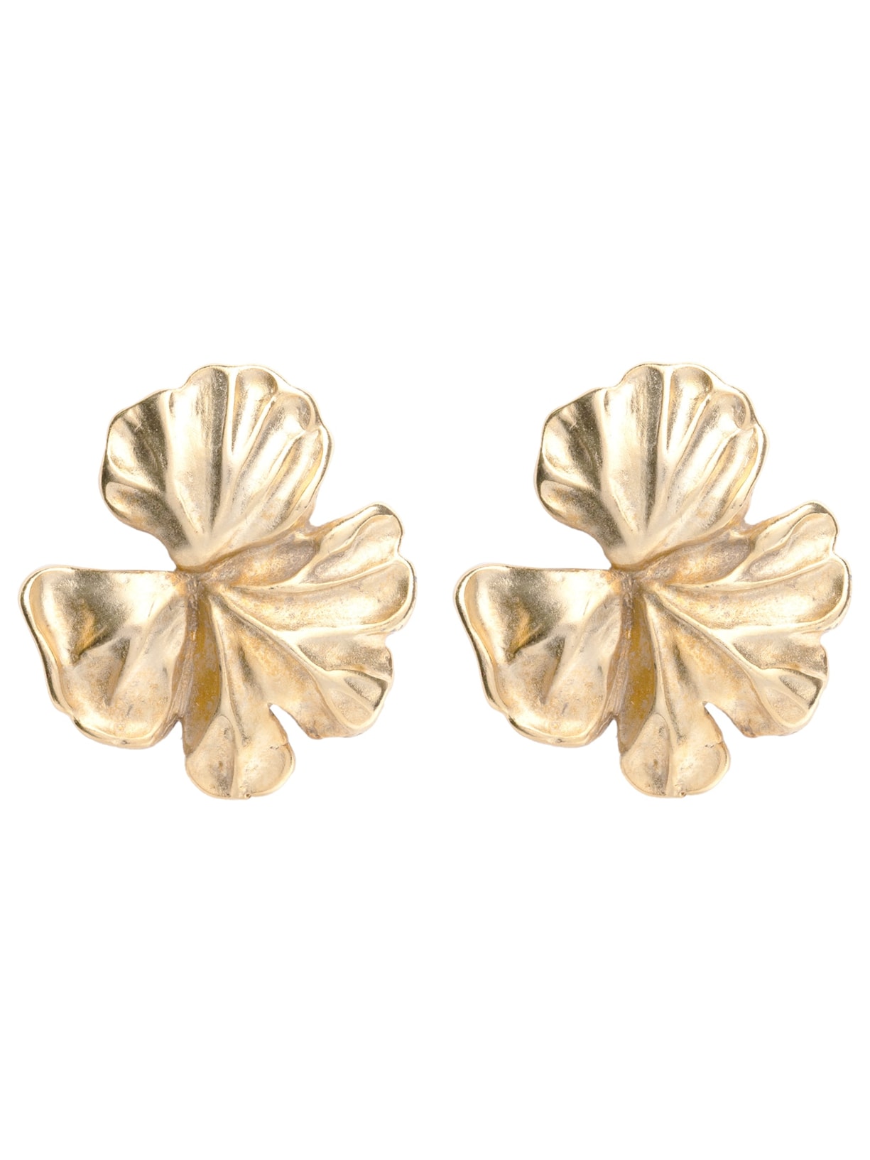 Brinco Feminino Maxi Flor Ouro - Dourado