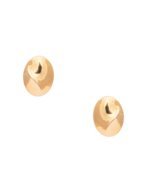 Brinco Feminino Médio Eternos Em Metal - Dourado