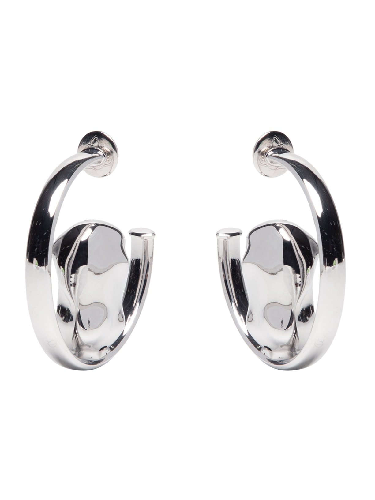 Brinco Feminino Meia Argola Frenesi - Prata