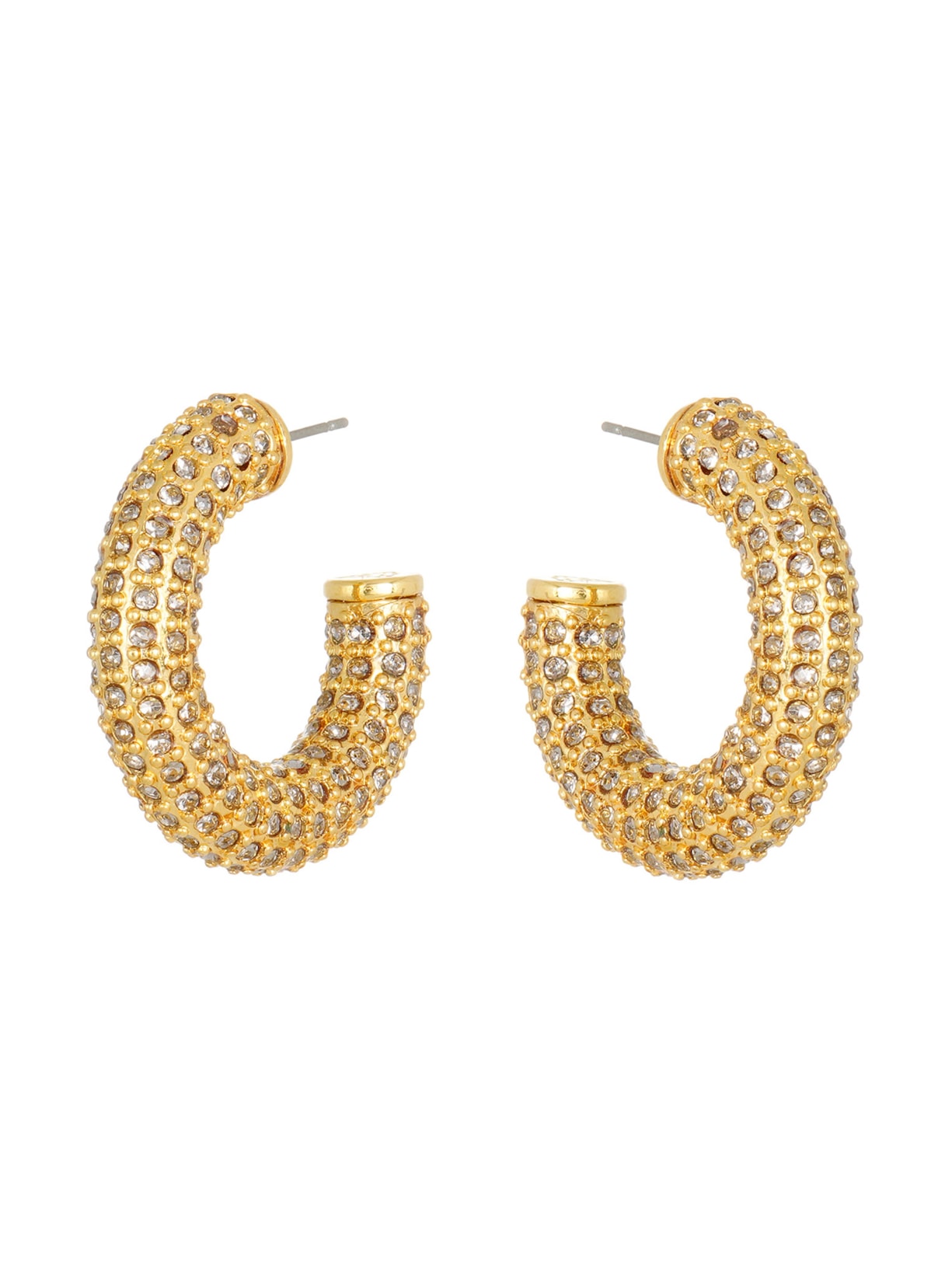 Brinco Feminino Meia Argola M Peão STR - Dourado