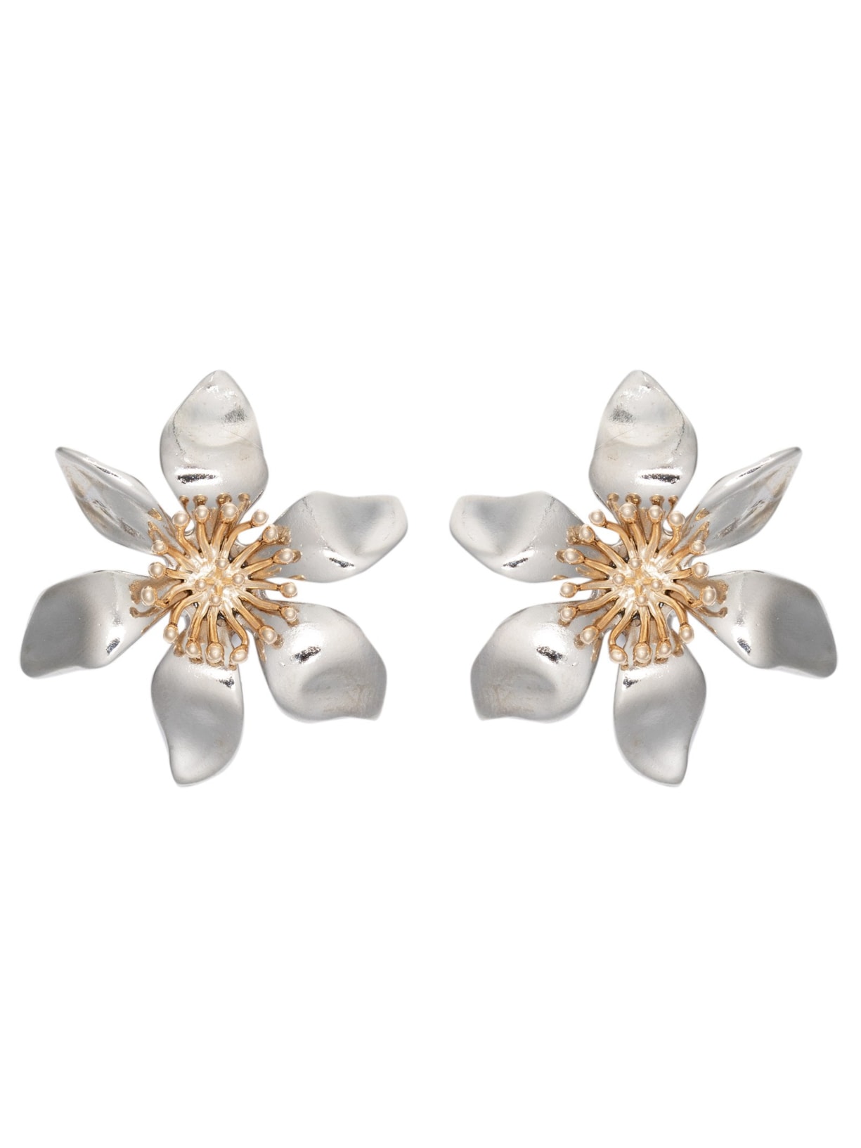 Brinco Feminino Mini Cattleya - Prata