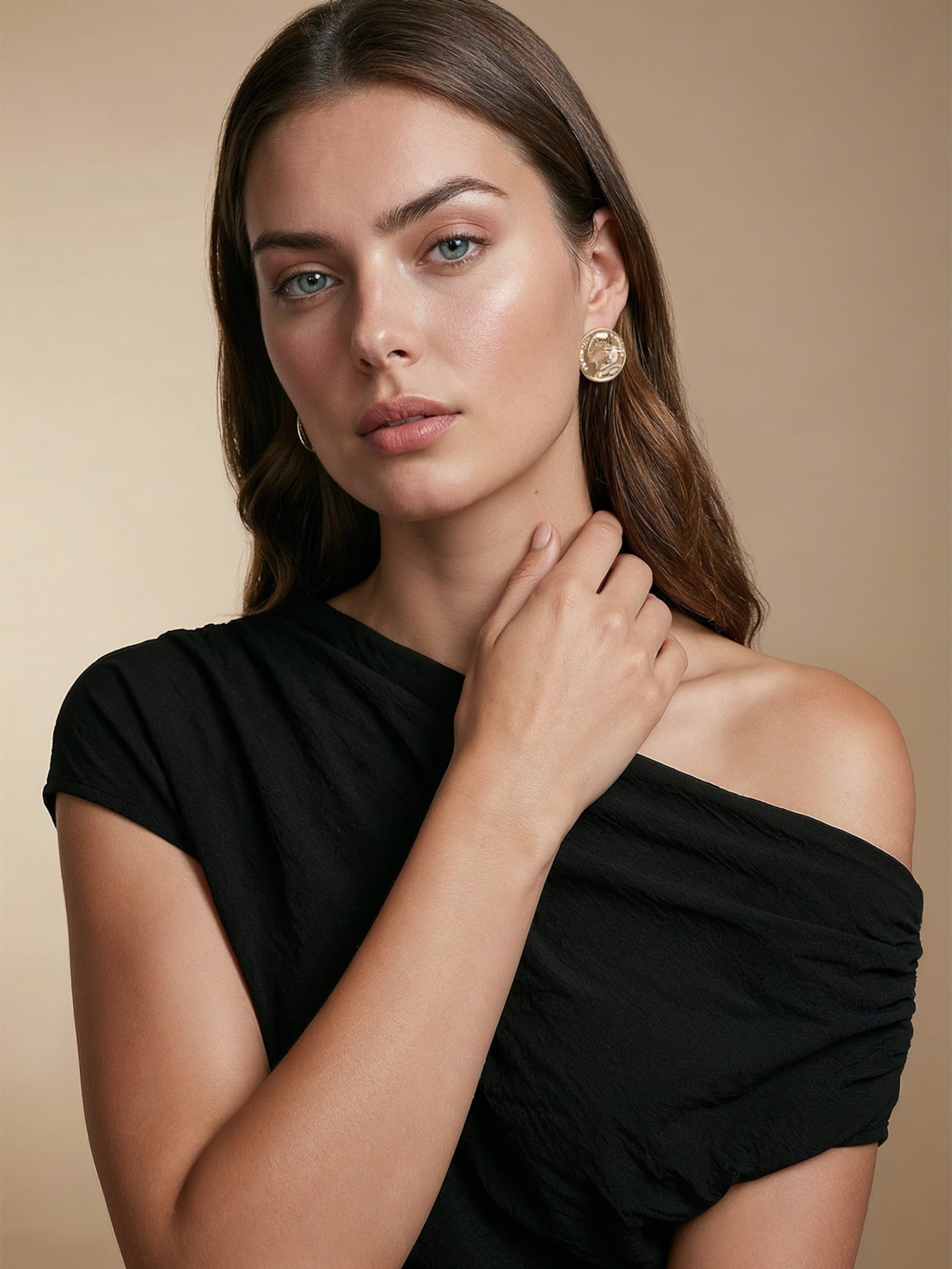 Brinco Feminino Mira Dourado Erre