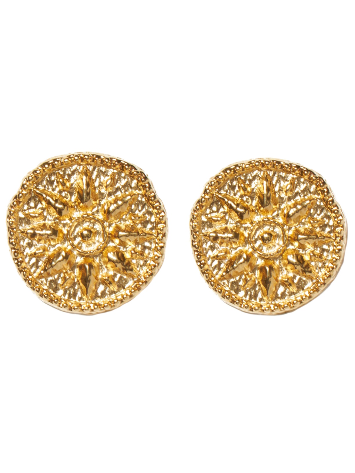 Brinco Feminino Moeda Inca - Dourado