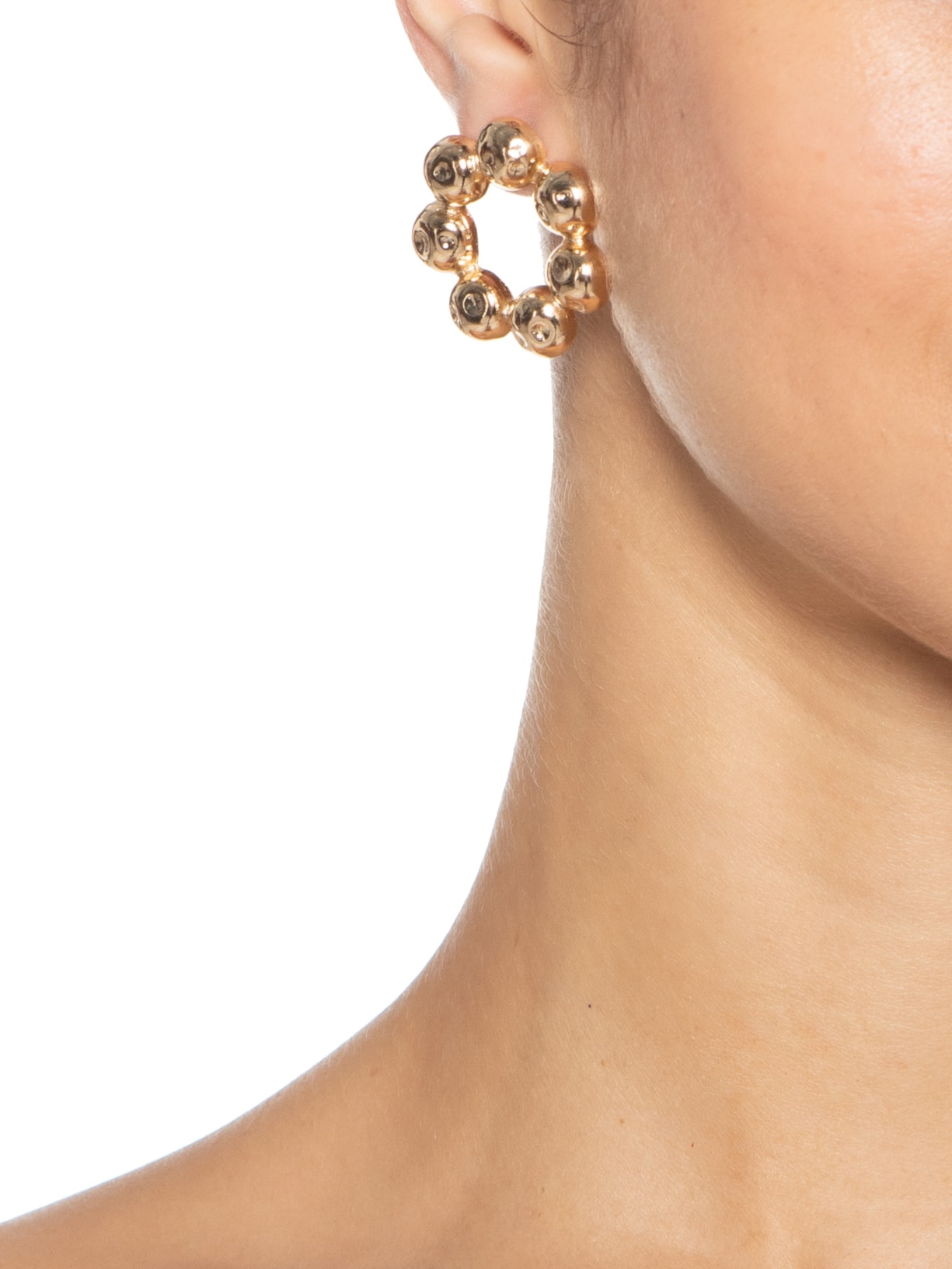 Brinco Feminino Nativo Ouro Dourado Isa Bahia