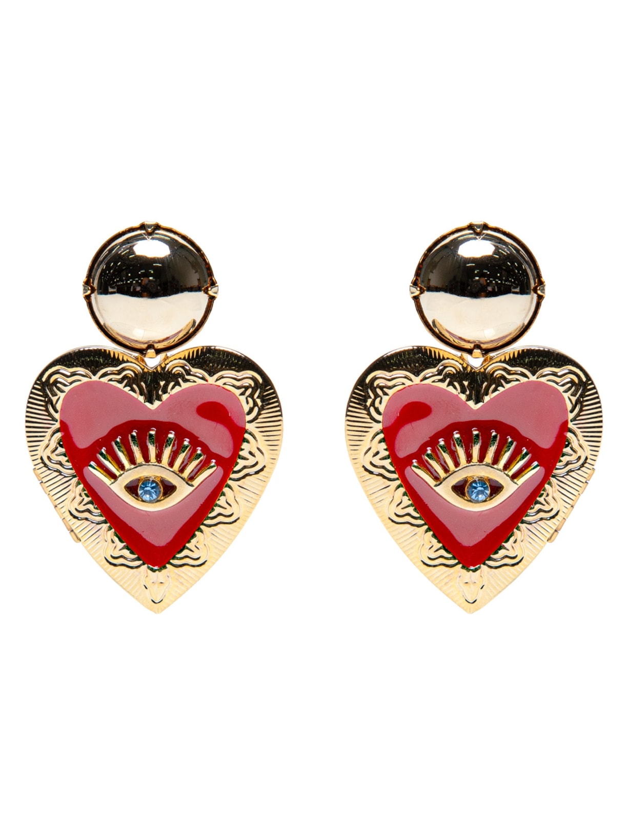 Brinco Feminino Nísia - Vermelho