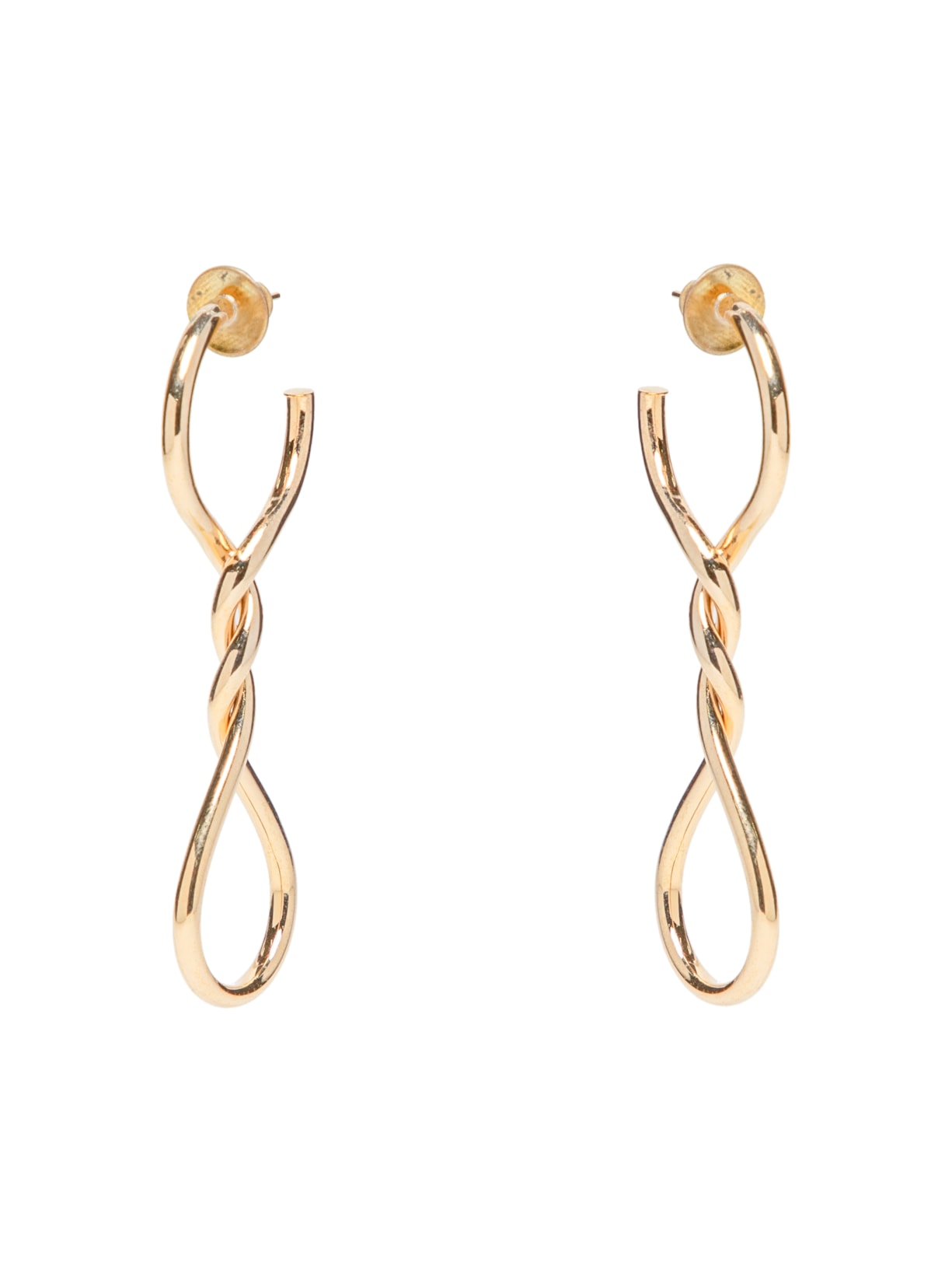 Brinco Feminino Nó Torcido Mixed - Dourado