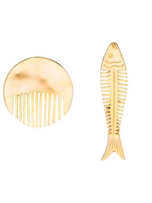 Brinco Feminino Oléo De Baleia - Dourado