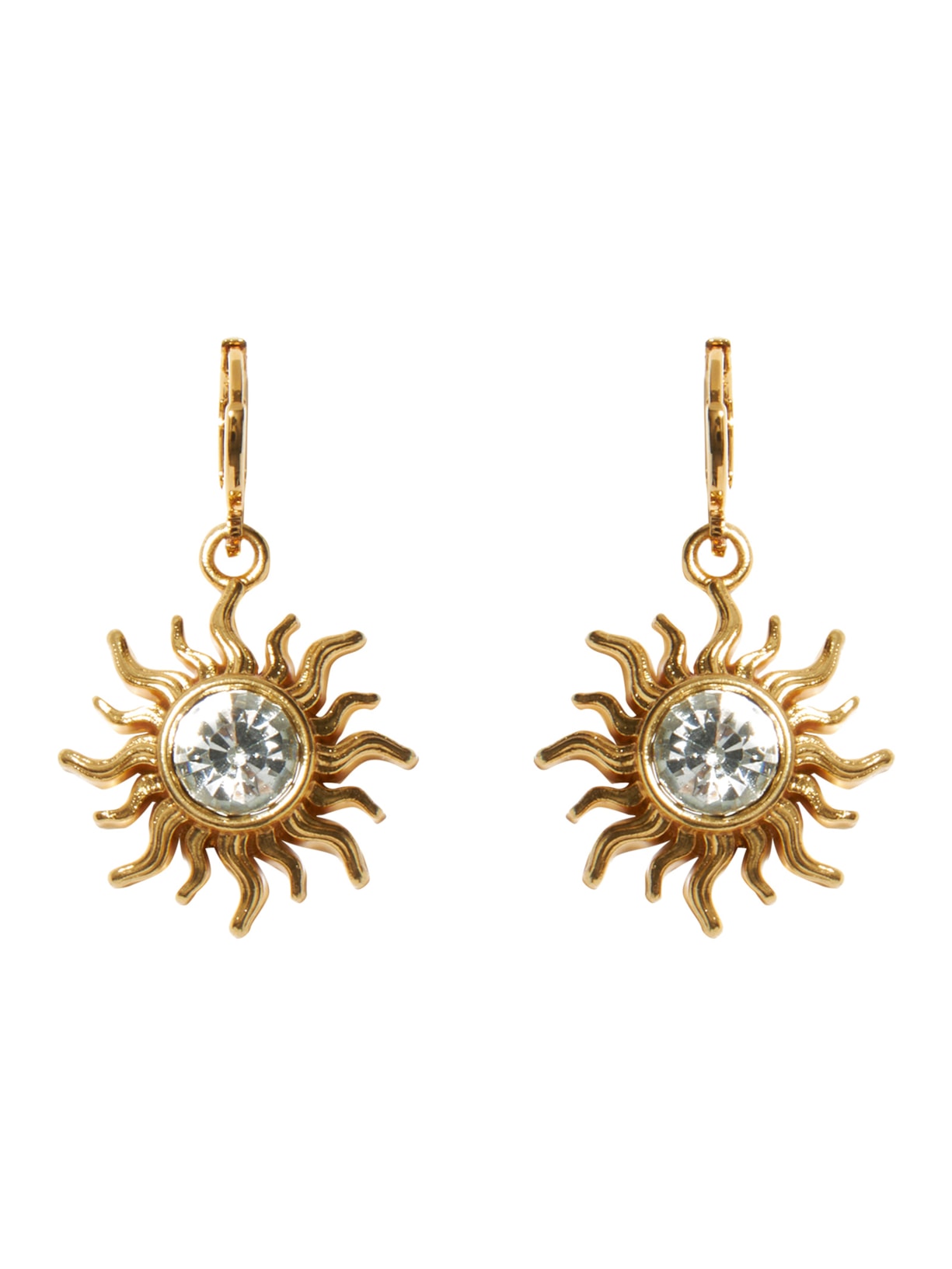 Brinco Feminino Olhos De Sol - Dourado