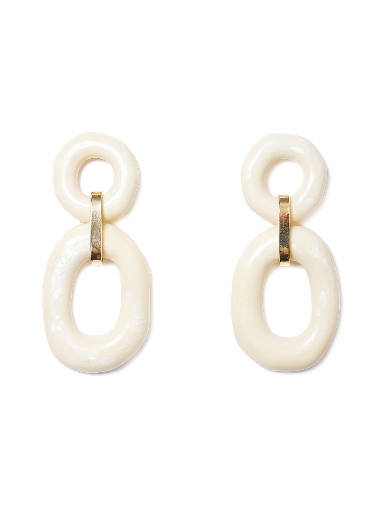 Brinco Feminino Onda Off White Lool