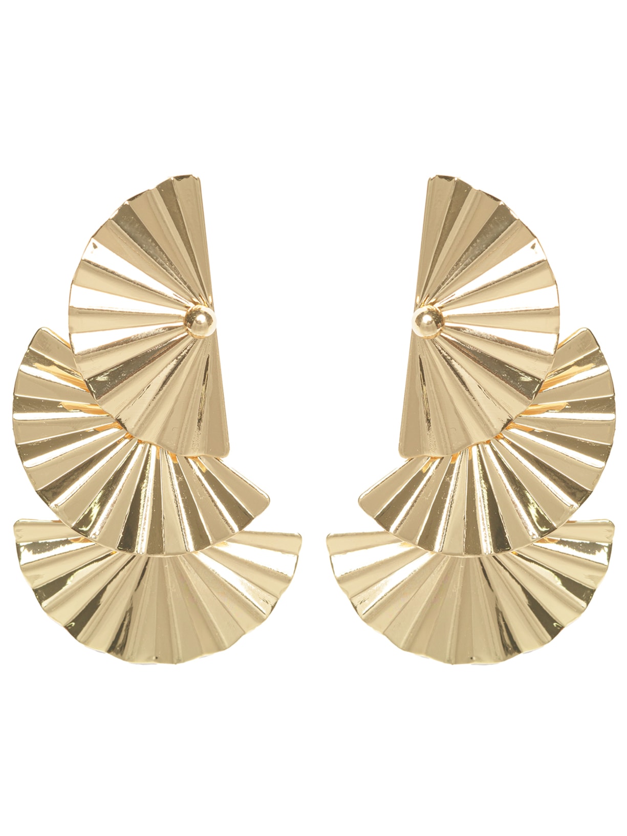 Brinco Feminino Orgânico - Dourado