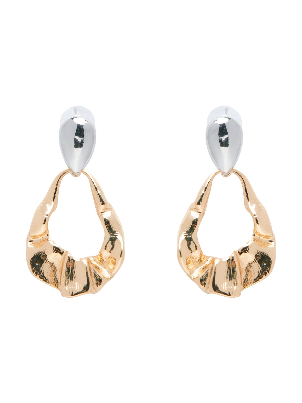 Brinco Feminino Orgânico Elo Mix - Dourado