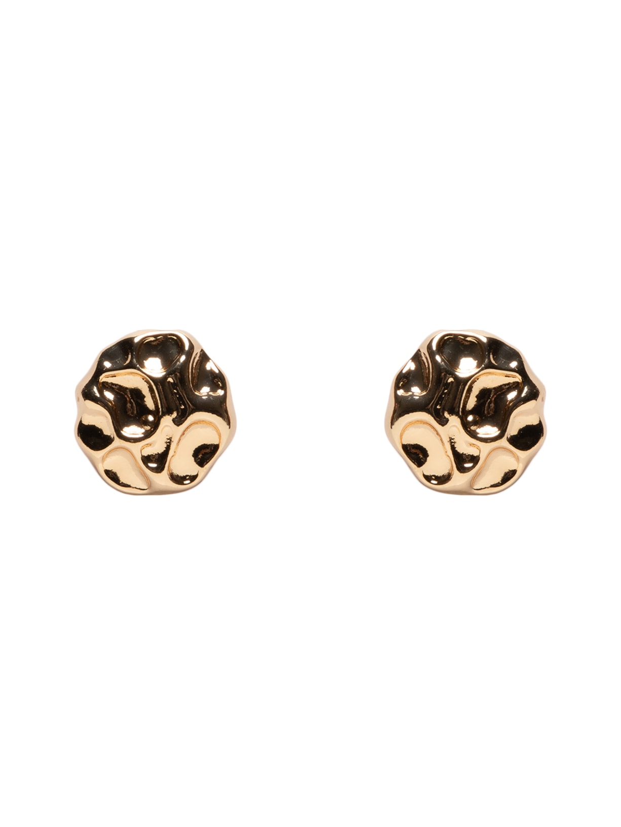 Brinco Feminino Orgânico em Metal - Dourado