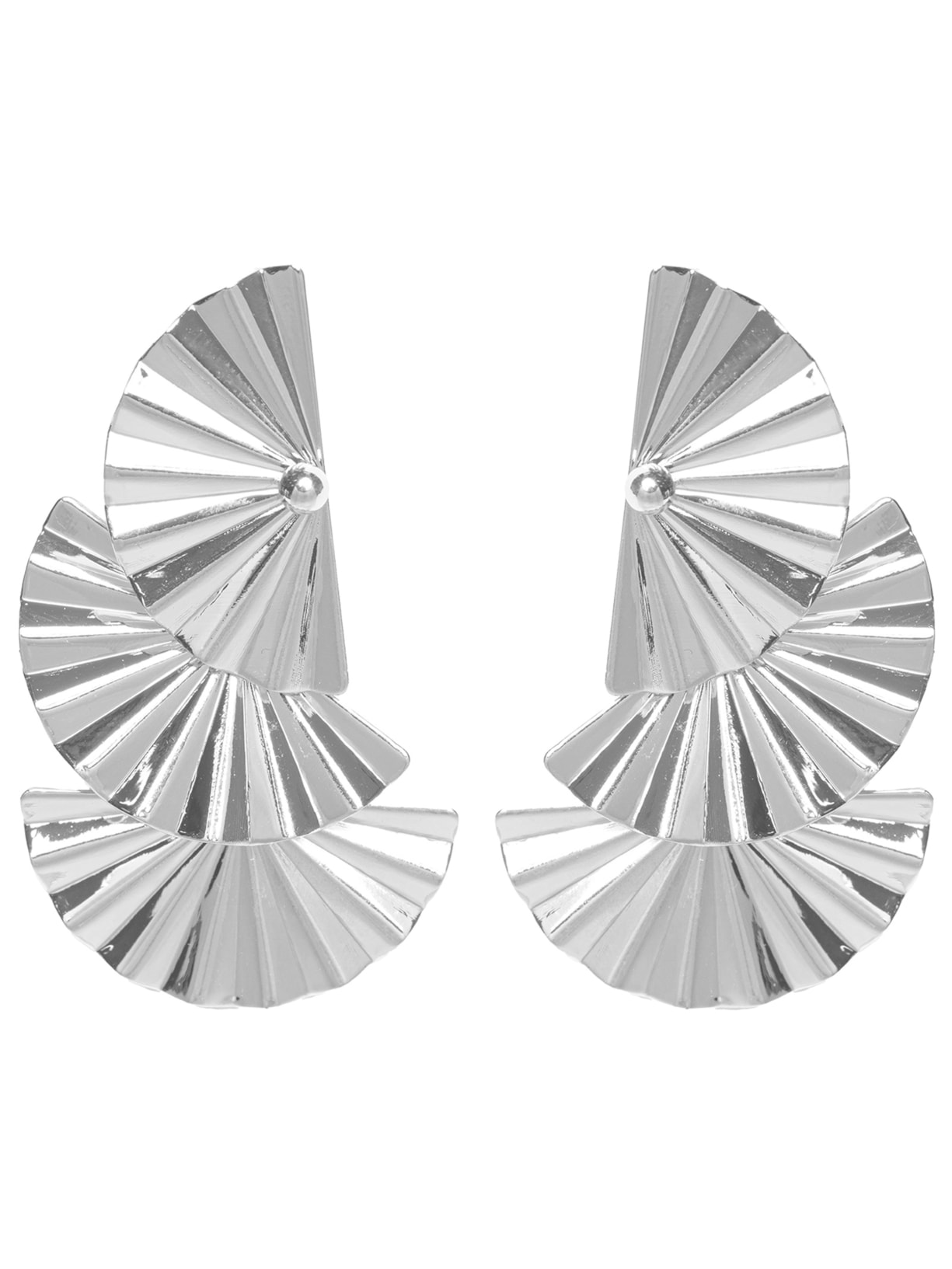 Brinco Feminino Orgânico - Prata