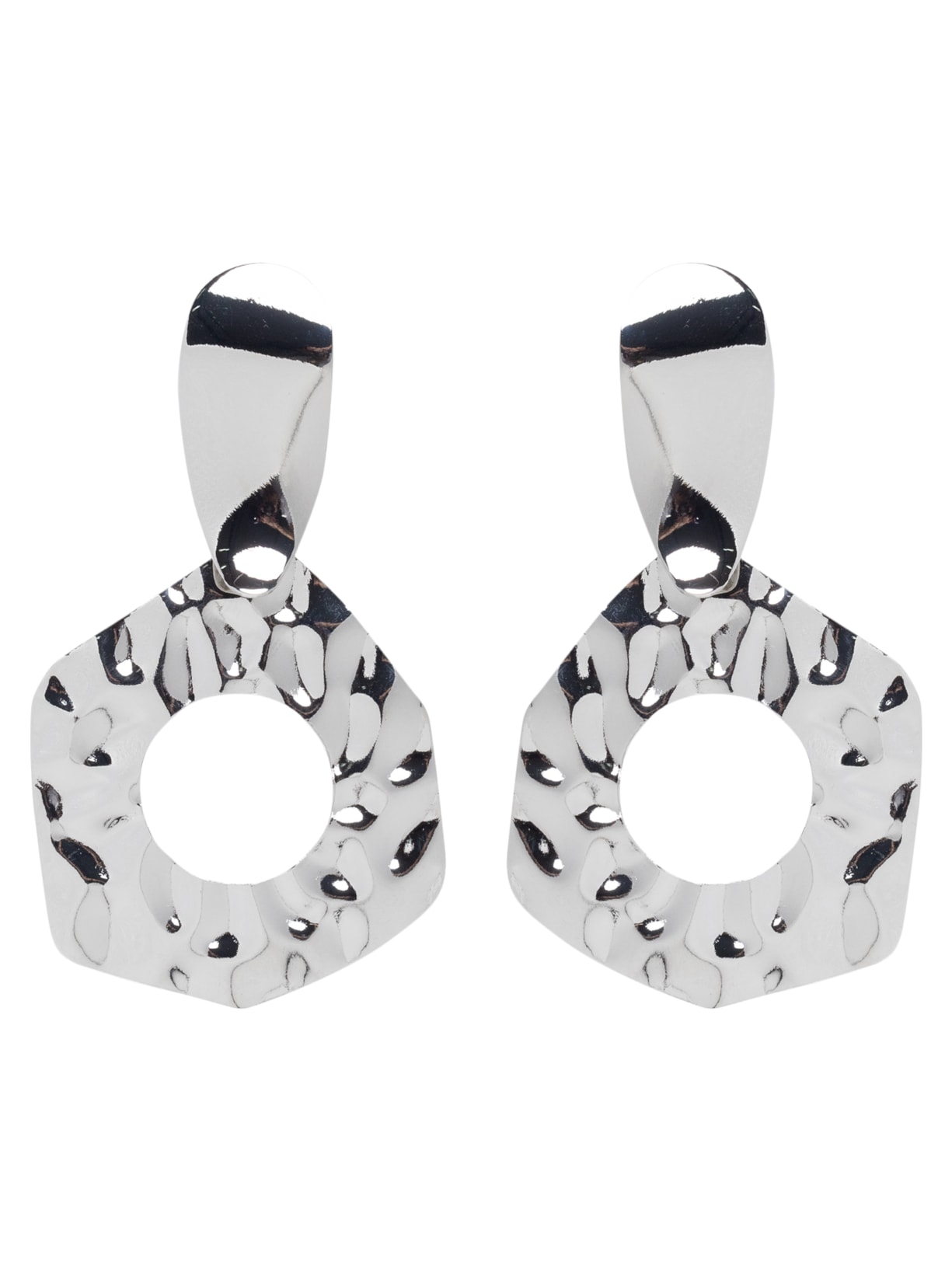 Brinco Feminino Orgânico - Prata