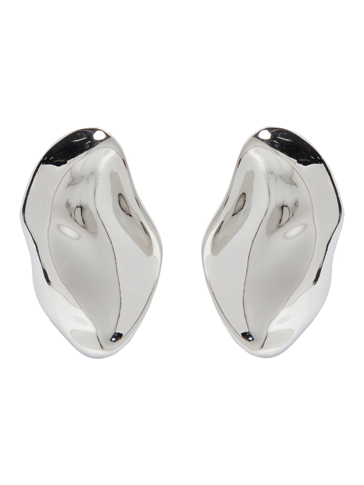 Brinco Feminino Orgânico Prata Market 33