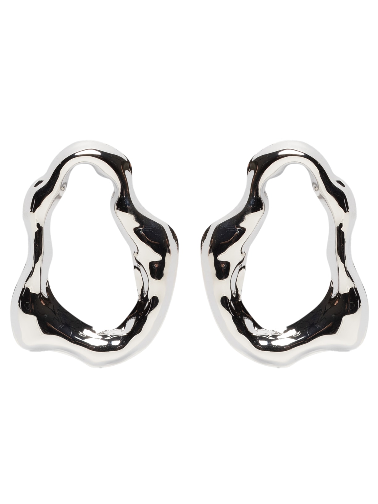 Brinco Feminino Orgânico - Prateado