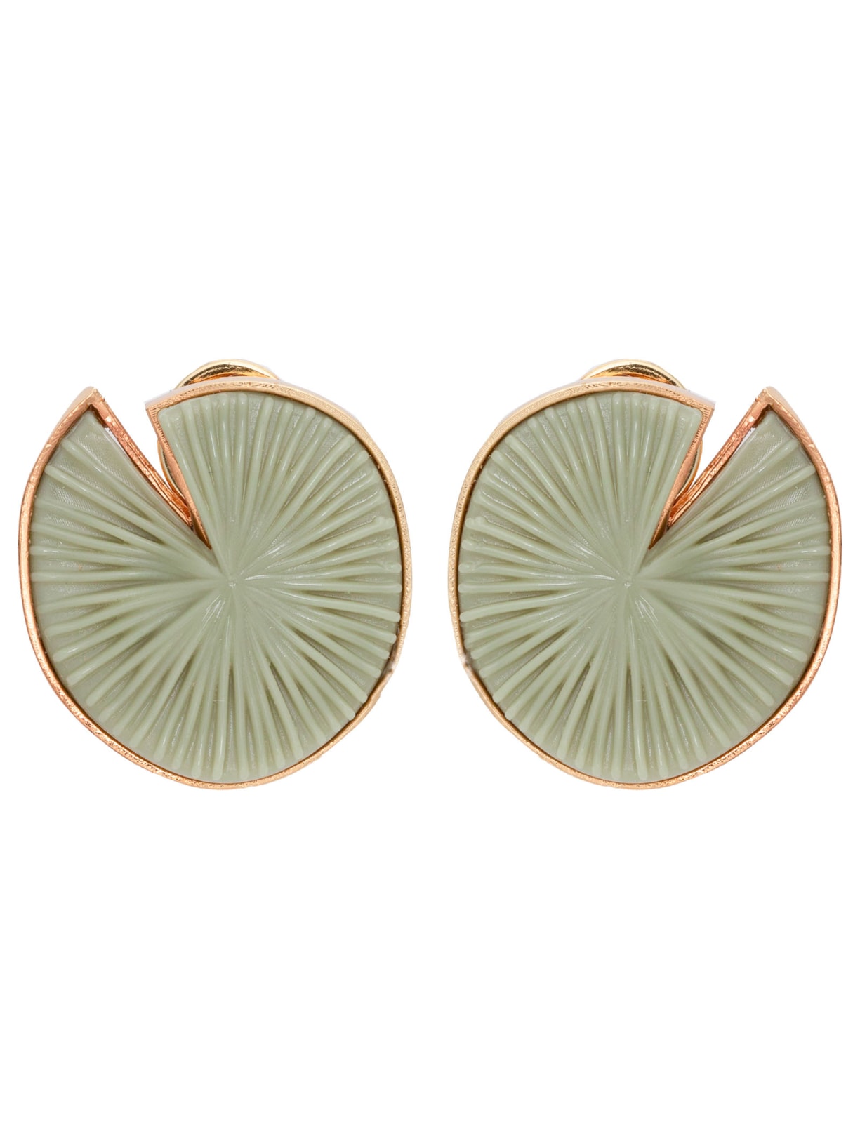 Brinco Feminino Origami P Verde  Palone