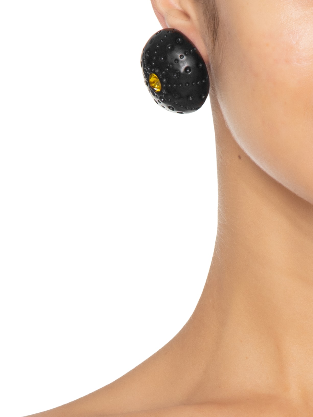 Brinco Feminino Ouriço Preto Lool