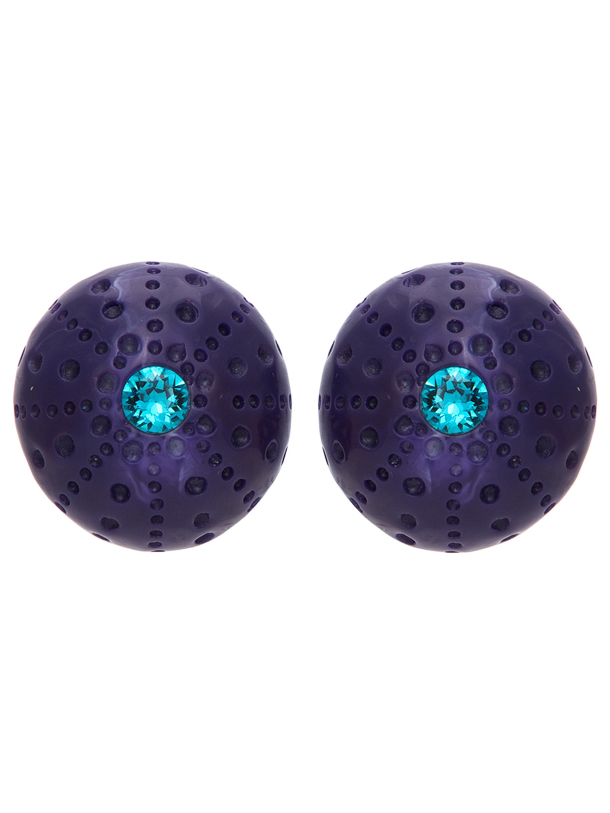 Brinco Feminino Ouriço - Roxo