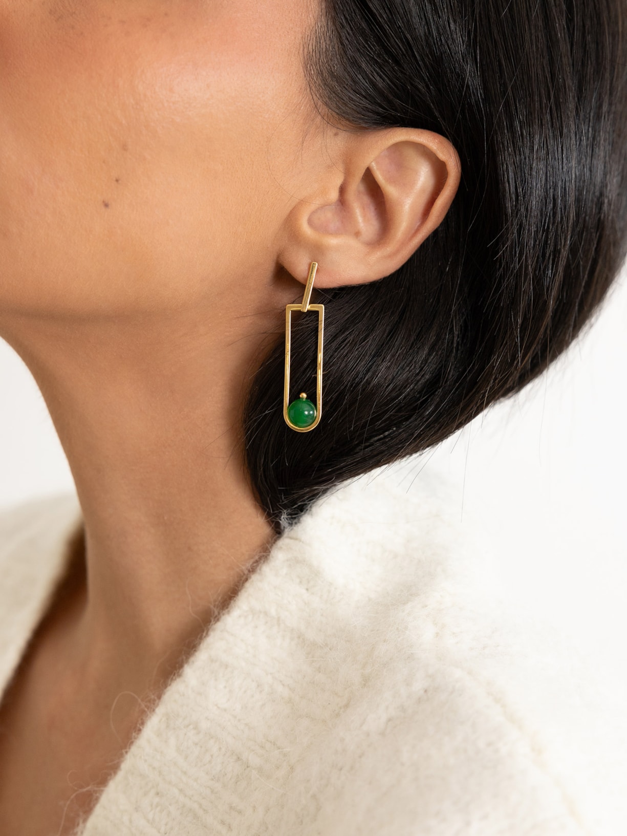 Brinco Feminino Pampulha Dourado Luiza Dias 111