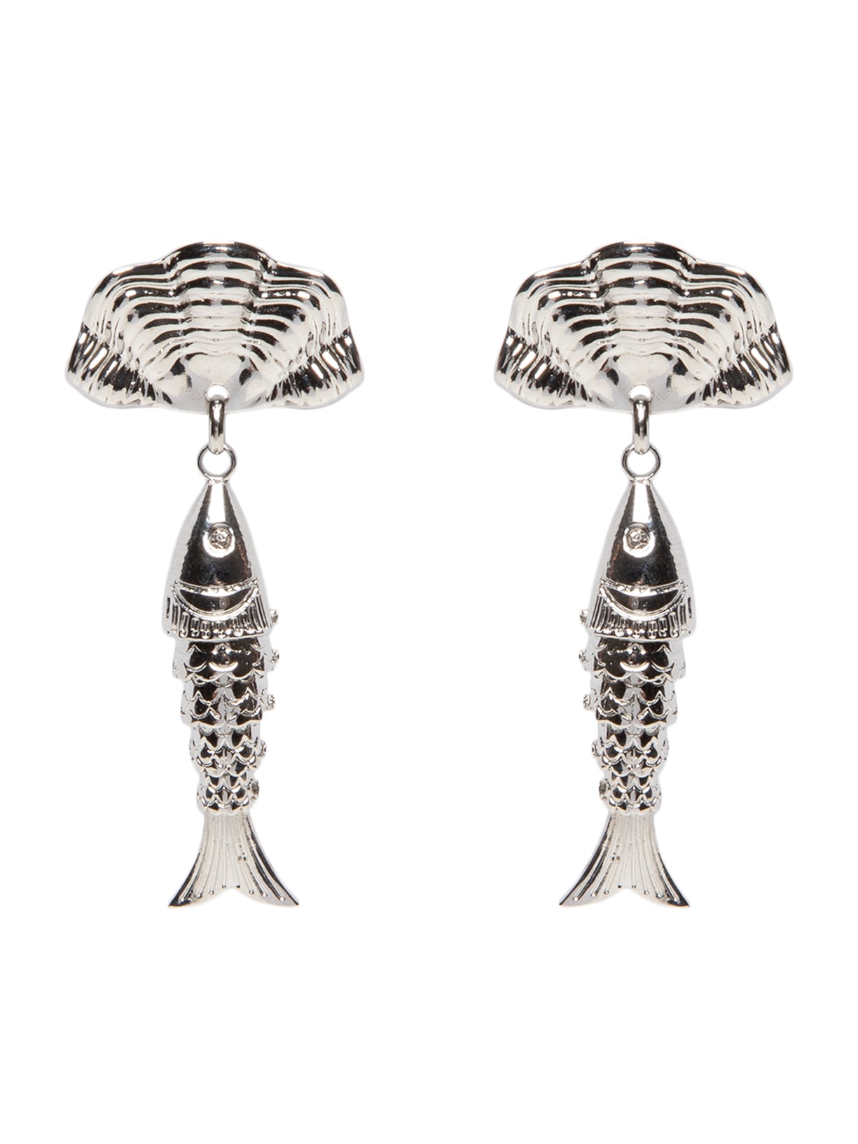 Brinco Feminino Peixe Mare Boho - Prata