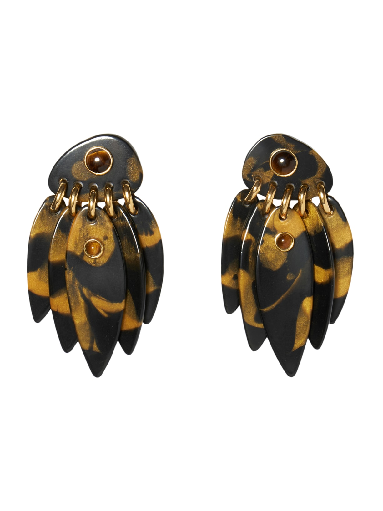 Brinco Feminino Penacho Preto Lool