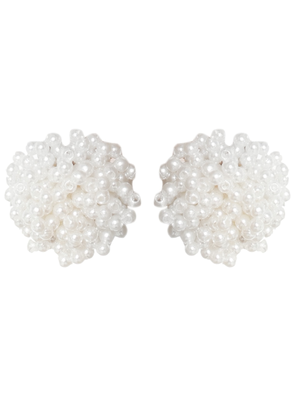 Brinco Feminino Perolas Cachos - Dourado