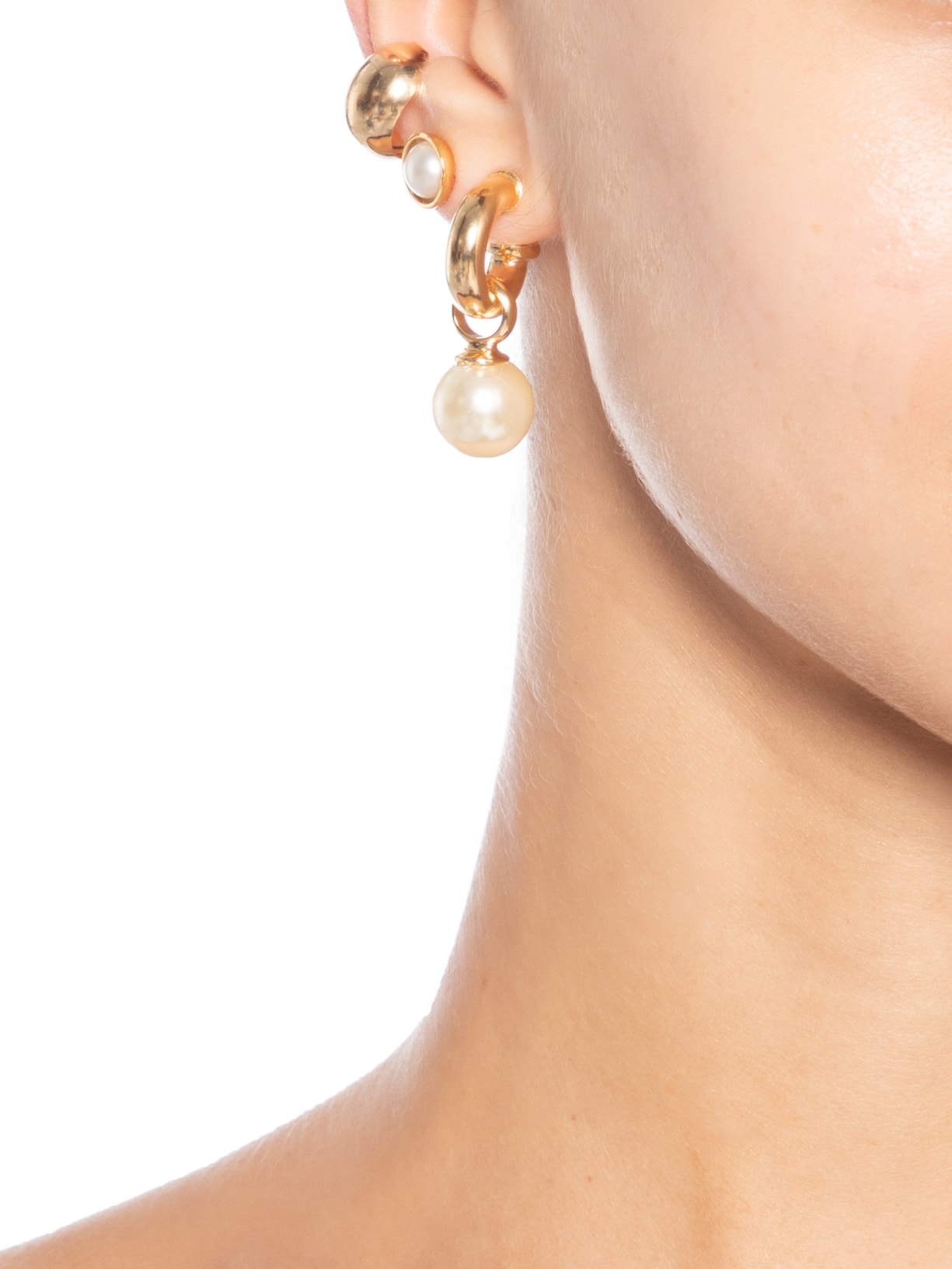 Brinco Feminino Piercing Fascinio Dourado Nádia Gimenes
