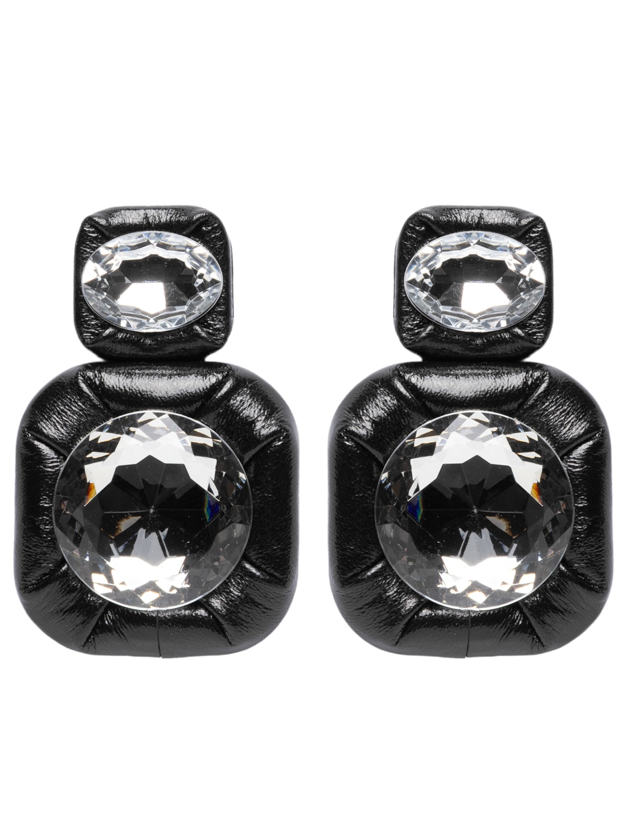 Brinco Feminino Puffer G - Preto