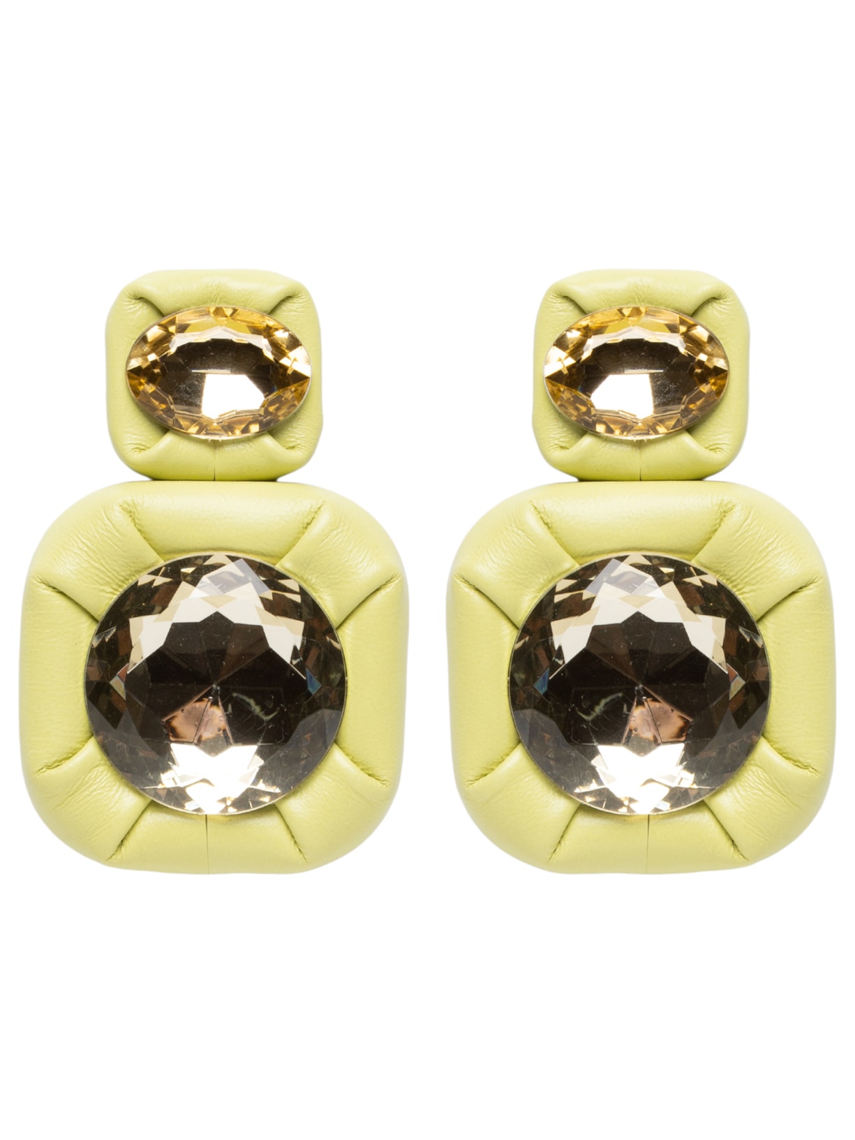 Brinco Feminino Puffer G - Verde